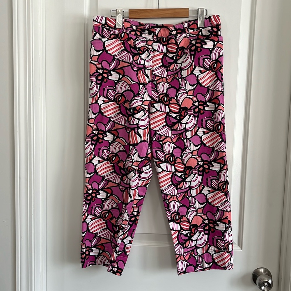 Tribal cotton print capris size 12
